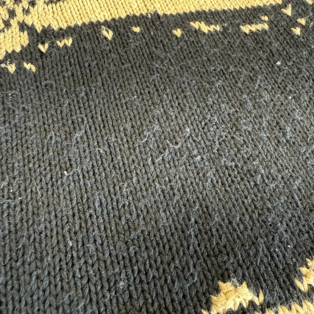 Polo Ralph Lauren vintage canoe row boat geometric graphic sweater size Medium - Picture 4 of 10